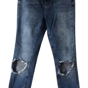 Free‎ People Women's Distressed Blue Jeans